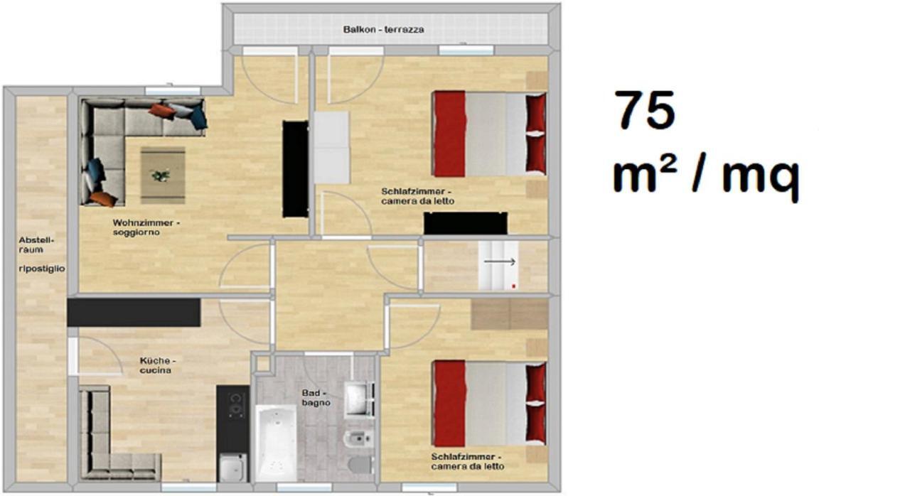 Appartements Stoll San Candido Dış mekan fotoğraf